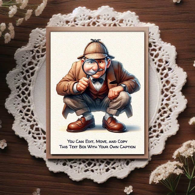 Tarjeta postal humorística personalizable para cua (Subido por el creador)