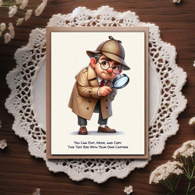 Tarjeta postal humorística personalizable para cua (Subido por el creador)