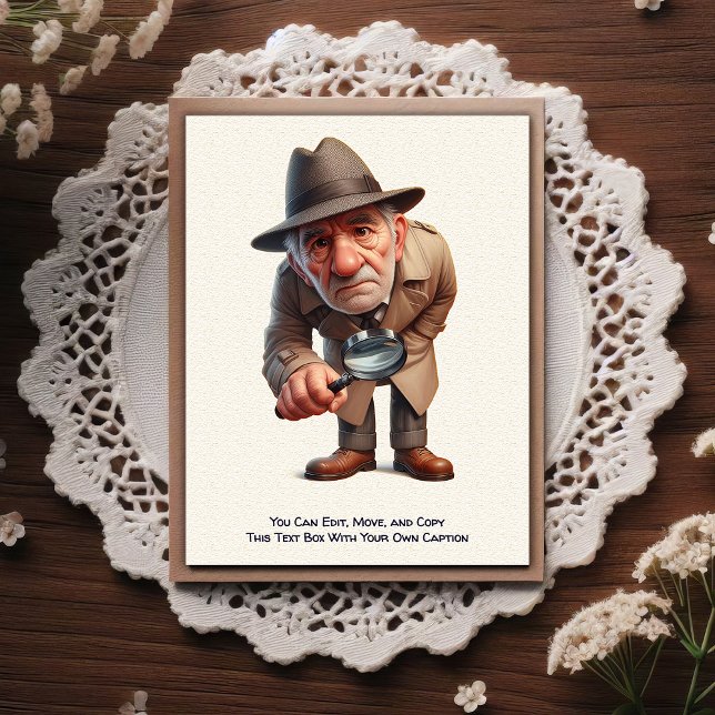 Tarjeta postal humorística personalizable para cua (Subido por el creador)