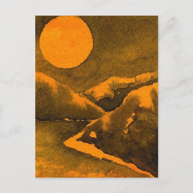 Tarjeta postal "Hunter's Moon #1" (Anverso)