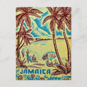 Tarjeta postal ilustrada de Jamaica