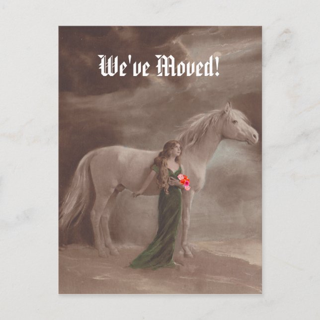 Tarjeta Postal Inolvidable Nos hemos mudado Nueva  (Anverso)