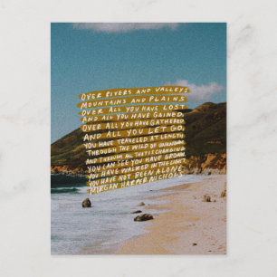 Tarjeta postal inspiracional