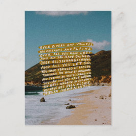 Tarjeta postal inspiracional