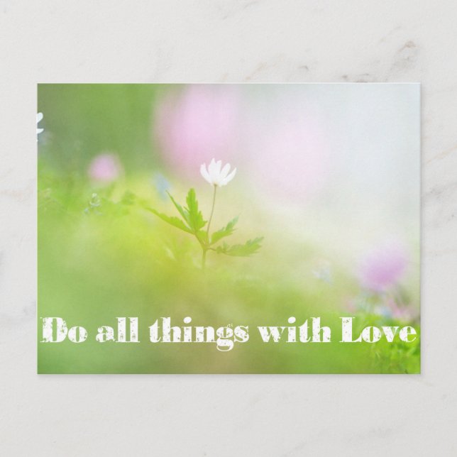 Tarjeta Postal Inspiradora (Anverso)