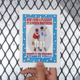 Tarjeta postal Inspiradora Brothers Unity