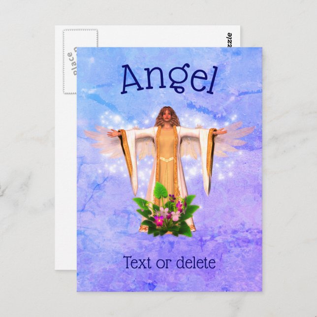 Tarjeta postal Inspiradora de Ángel de Guardian pe (Anverso / Reverso)