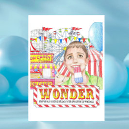 Tarjeta postal Inspiradora de maravilla