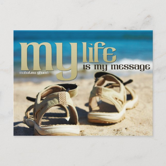 Tarjeta postal Inspiradora de mi vida (Anverso)