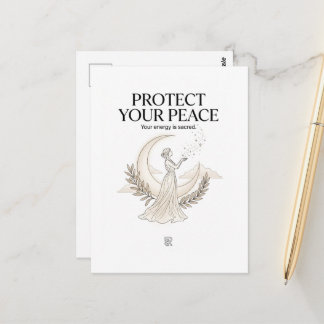 Tarjeta Postal Inspiradora para Mujeres - Protege