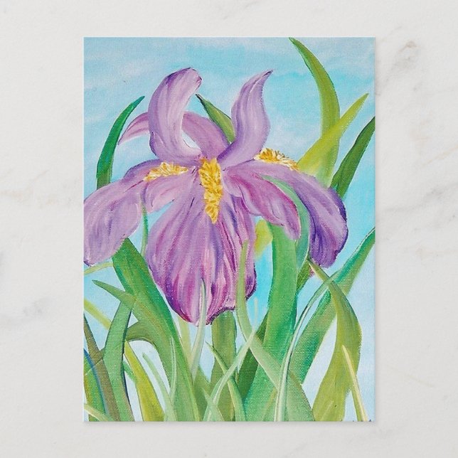 Tarjeta postal Iris (Anverso)