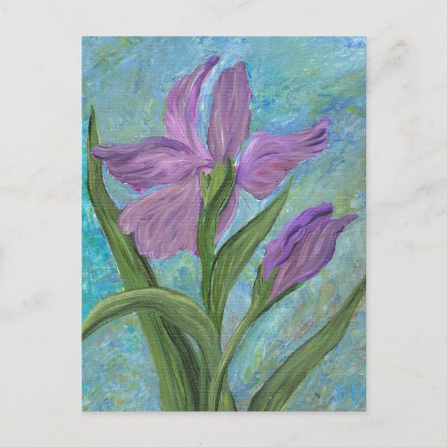 Tarjeta postal Iris (Anverso)