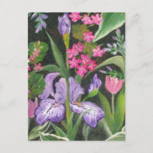 Tarjeta postal Iris Garden