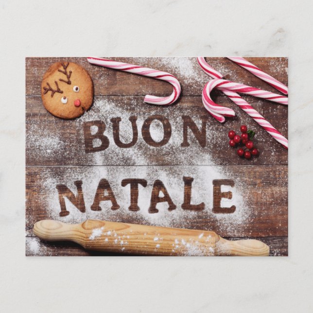 Tarjeta postal italiana (Anverso)