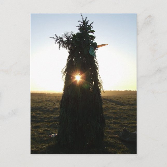 Tarjeta postal Jack-in-the-Green - Winchcombe (Anverso)