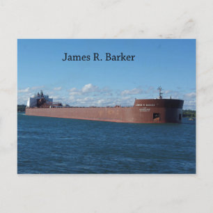 Tarjeta postal James R. Barker