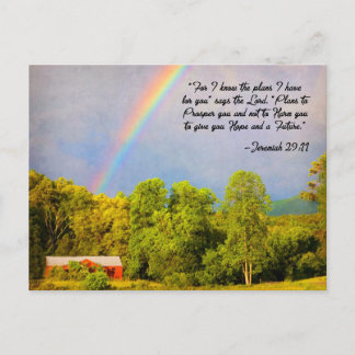 Tarjeta postal - Jeremías 29:11 Porque yo sé los p