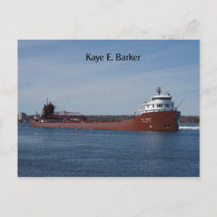 Tarjeta postal Kaye E. Barker