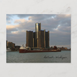Tarjeta postal Kaye E. Barker Detroit