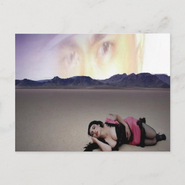 Tarjeta postal "Knife" Sotelo/Mina Rosa (Anverso)