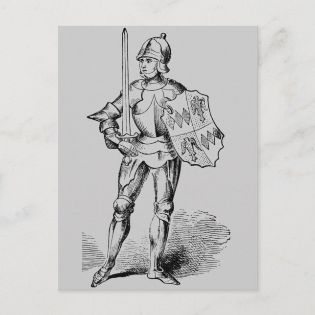 Tarjeta postal Knight (Anverso)