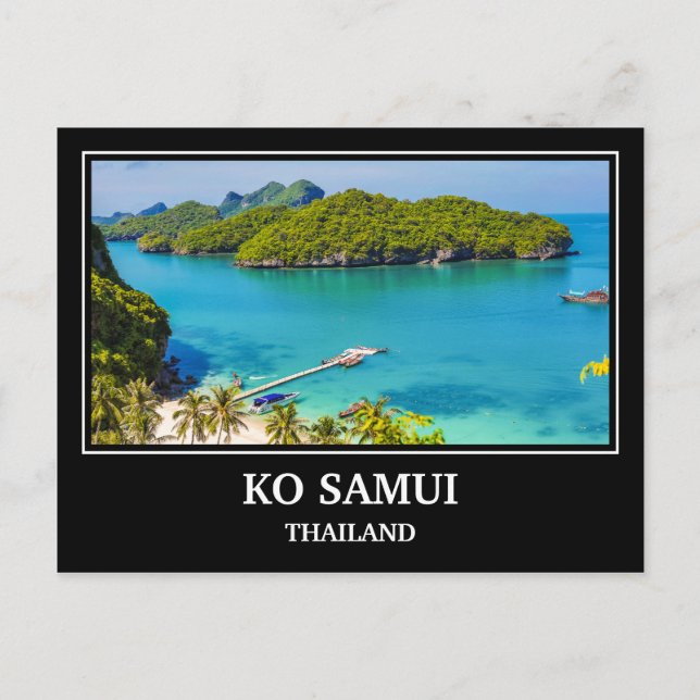 Tarjeta postal Ko Samui Tailandia (Anverso)