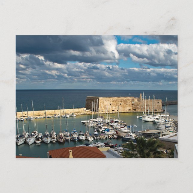 Tarjeta postal Koules Fort Heraklion (Anverso)