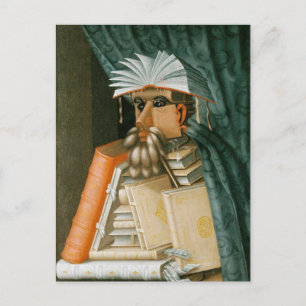 Tarjeta postal: La bibliotecaria