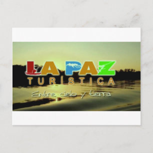 Tarjeta postal La Paz turistica