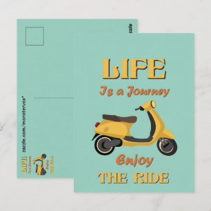 Tarjeta Postal La Vida Es Un Viaje