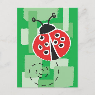 Tarjeta postal LadyBug
