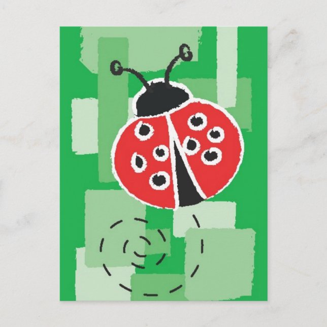 Tarjeta postal LadyBug (Anverso)