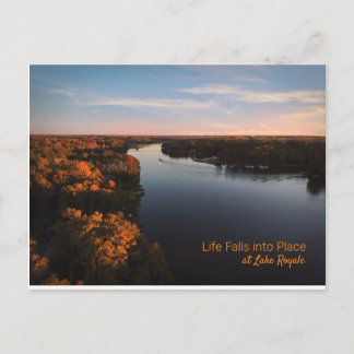 Tarjeta postal Lake Royale Sunset