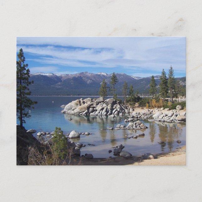 Tarjeta postal Lake Tahoe (Anverso)