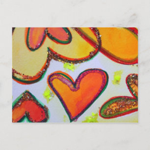 Tarjeta postal Laugh Hearts Garden