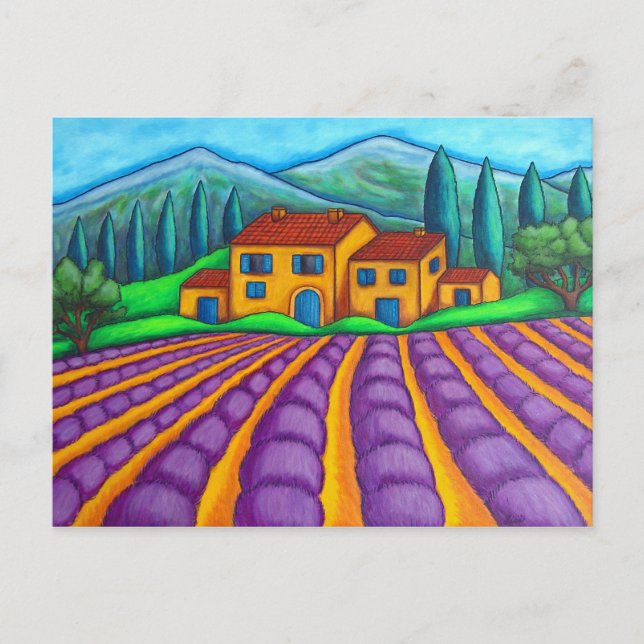 Tarjeta postal Les Couleurs de Provence (Anverso)