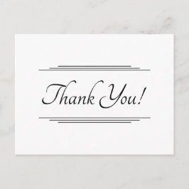 Tarjeta postal llamativa de "¡Gracias!"