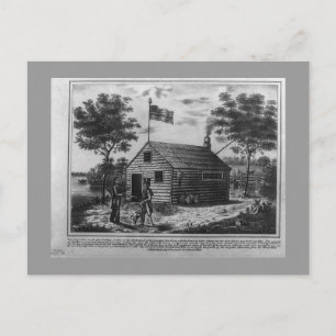 Tarjeta postal Log Cabin & Hard Cider