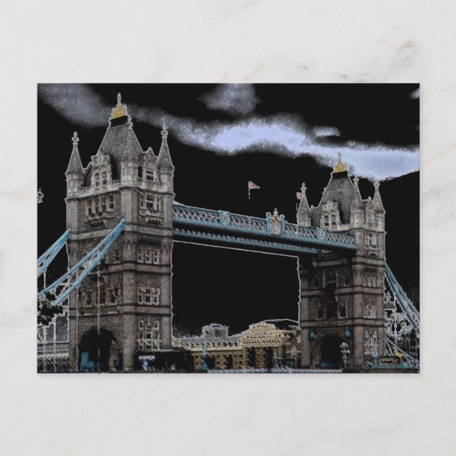 Tarjeta postal London Tower Bridge (Anverso)