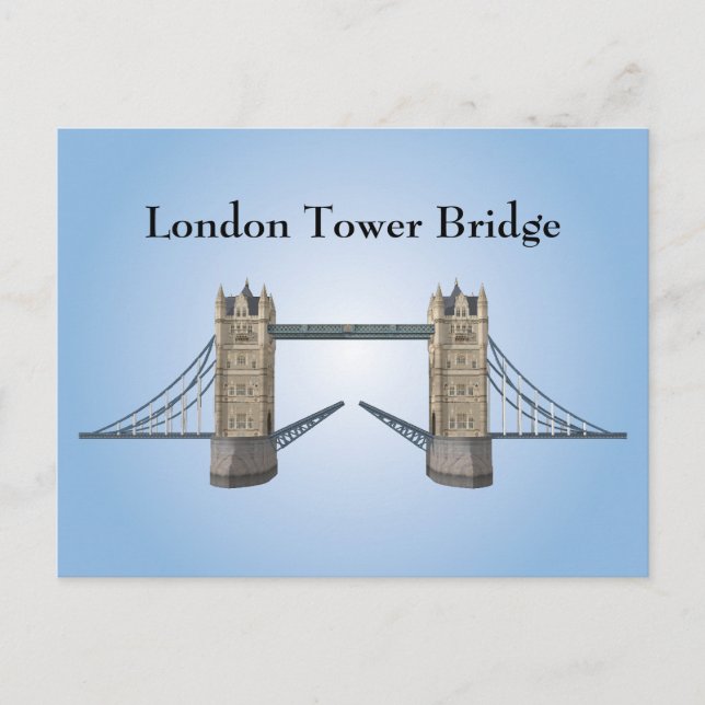 Tarjeta postal: London Tower Bridge (Anverso)