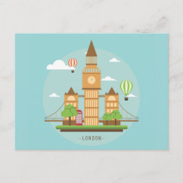 Tarjeta Postal Londres Inglaterra Gran Bretaña