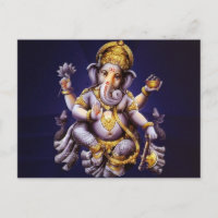 Tarjeta postal Lord Ganesha