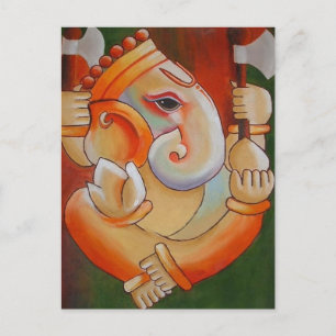 Tarjeta postal Lord Ganesha
