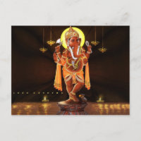 Tarjeta postal Lord Ganesha