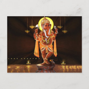 Tarjeta postal Lord Ganesha