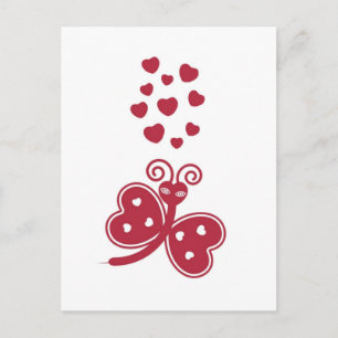 Tarjeta postal Love Bug Valentine © 2012 M. Martz