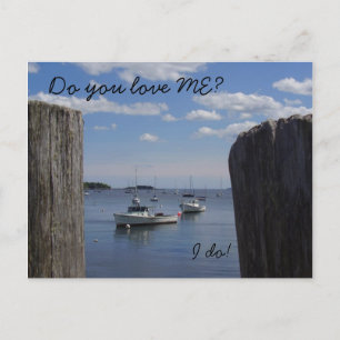 Tarjeta postal Love Me Maine