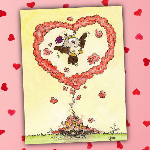 Tarjeta postal Love Signal de Nicole Janes