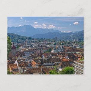 Tarjeta postal Lucerna Cityscape View