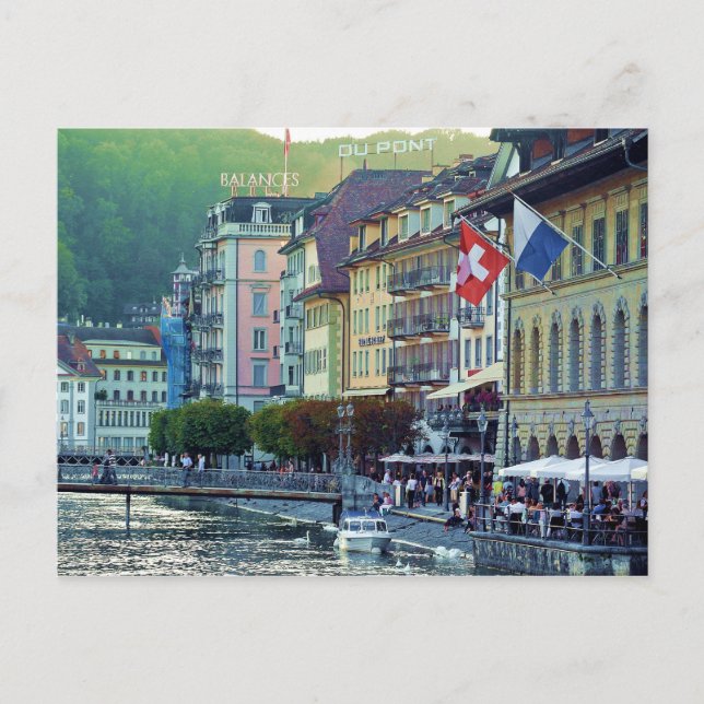 Tarjeta postal Lucerne Suiza (Anverso)